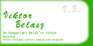 viktor belasz business card